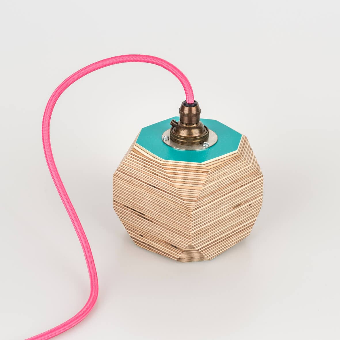 Geo Pendant Lamp in Turquoise homeware shops bristol gift shops bristol PRIORMADE