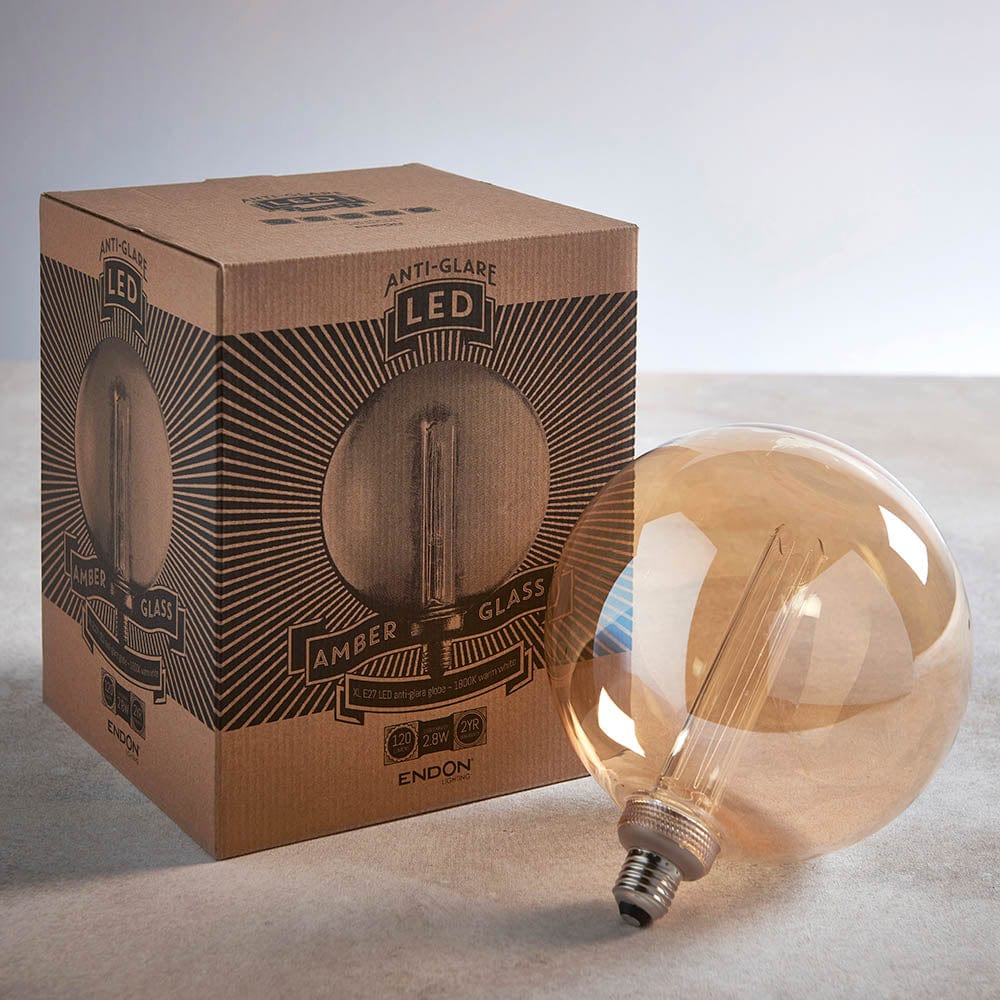 Light Bulb Large Globe Bulb 'Amber' 200cm (LED) homeware shops bristol gift shops bristol PRIORMADE