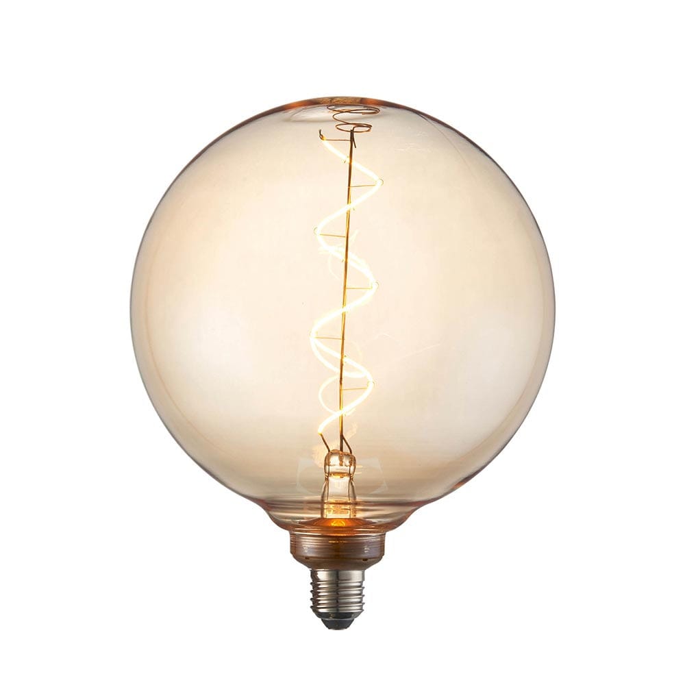 Light Bulb Large Globe Bulb  'Amber Spiral' - 200cm (LED) homeware shops bristol gift shops bristol PRIORMADE