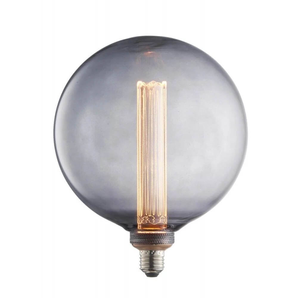 SALE - Large Globe Bulb  'Smoked'