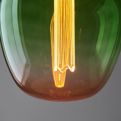 Light Bulb Large Statement Filament Bulb in a Green to Pink Fade (LED) homeware shops bristol gift shops bristol PRIORMADE