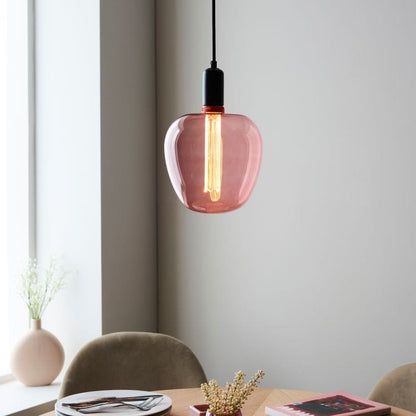 Light Bulb Large Statement Filament Bulb in Tinted Pink (LED) homeware shops bristol gift shops bristol PRIORMADE