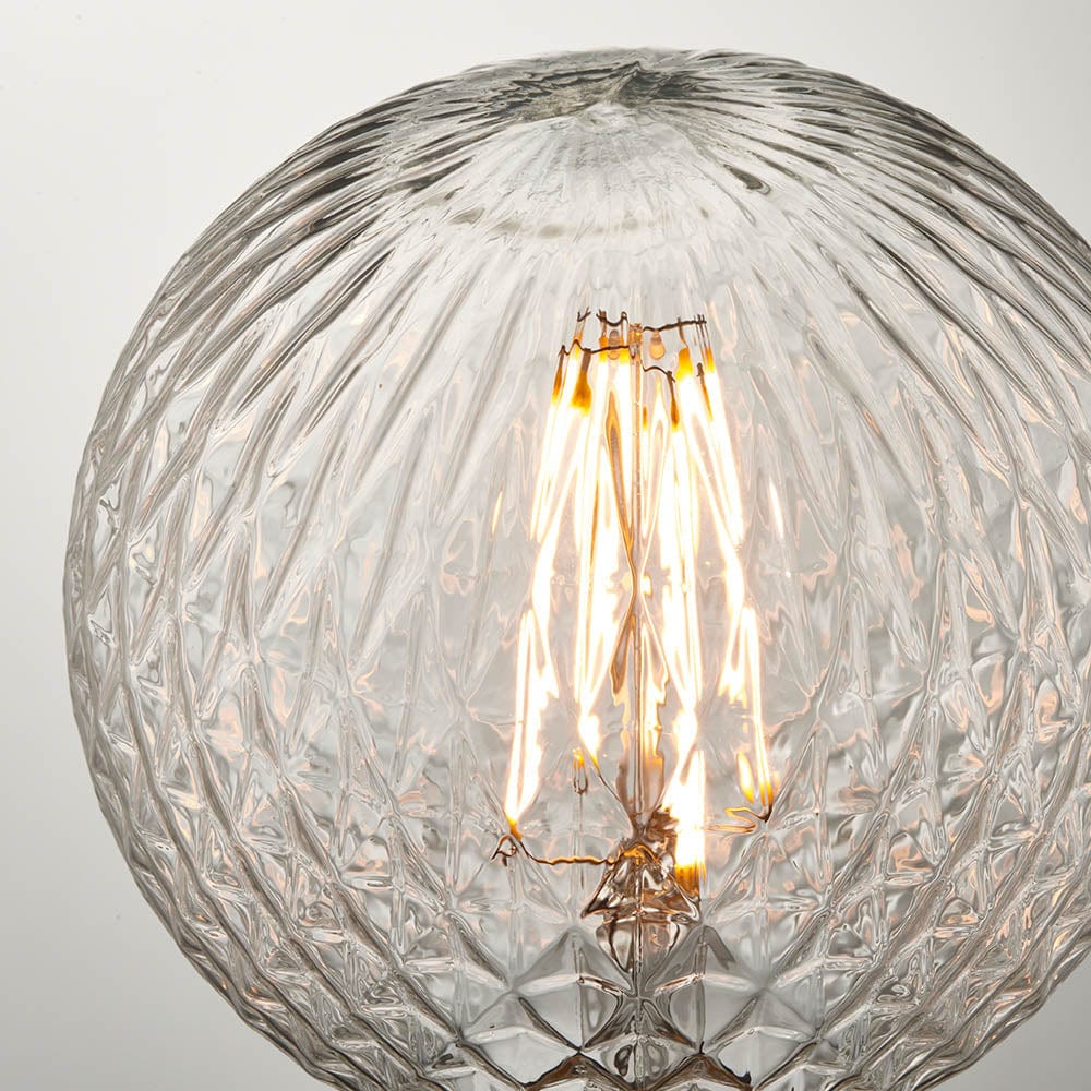 Light Bulb Statement Filament Bulb  - Diamond Glass Effect (LED) homeware shops bristol gift shops bristol PRIORMADE