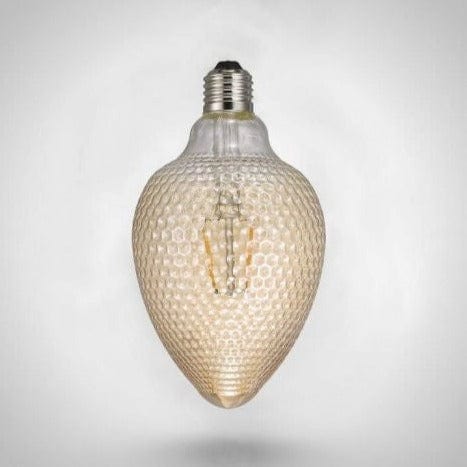 Light Bulb Statement Filament Bulb  - Mottled Glass Effect (LED) homeware shops bristol gift shops bristol PRIORMADE