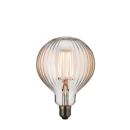 Light Bulb Statement Filament Bulb  - Striped Glass Effect (LED) homeware shops bristol gift shops bristol PRIORMADE