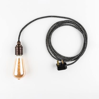 PRIORMADE Simple Pendant Lamp Without Bulb Simple Pendant Lamp - Dark Grey