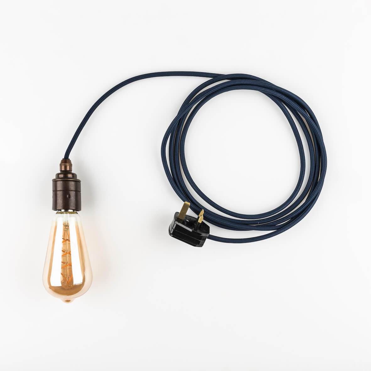 PRIORMADE Simple Pendant Lamp Without Bulb Simple Pendant Lamp - Navy