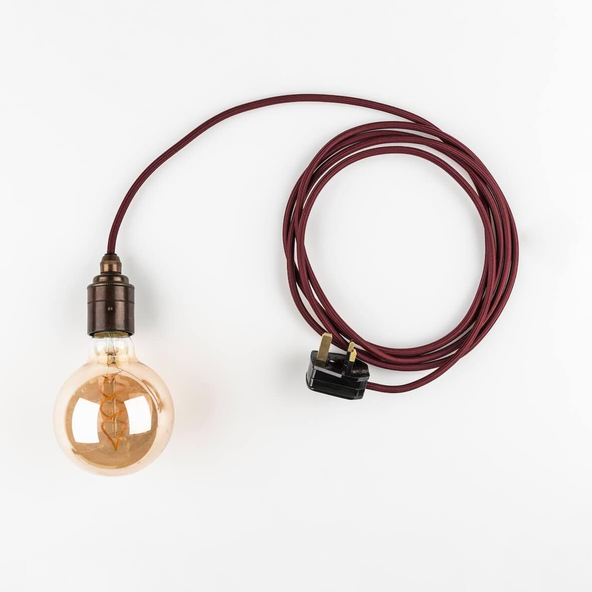PRIORMADE Simple Pendant Lamp Without Bulb Simple Pendant Lamp - Orange Mix