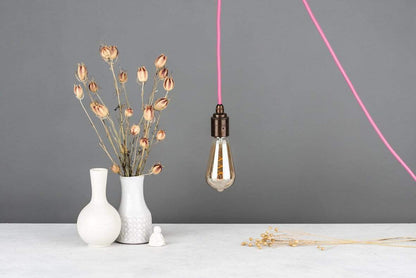 PRIORMADE Simple Pendant Lamp Without Bulb Simple Pendant Lamp - Pink Mix