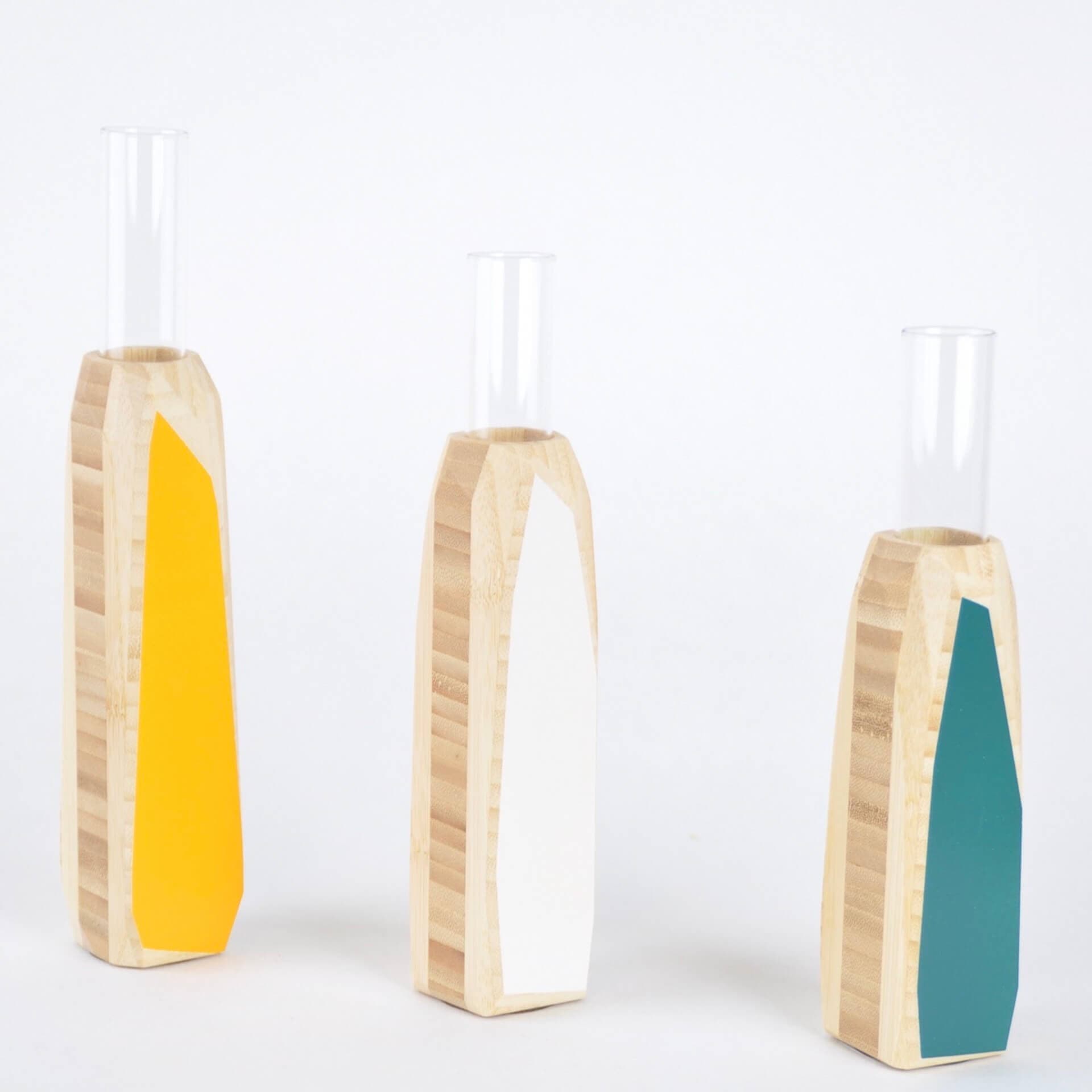 Vases SALE  - Bamboo Geo Vases  - Multiple colours and sizes homeware shops bristol gift shops bristol Priormade