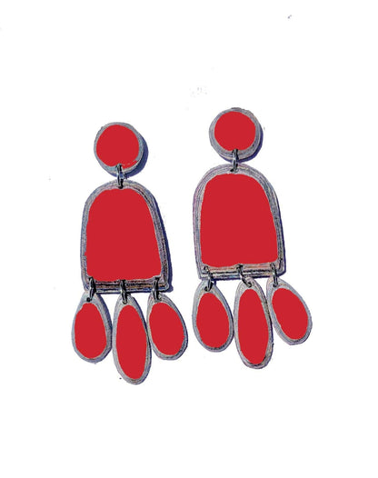 Earrings Recycled Paper Lifu earring (various designs) homeware shops bristol gift shops bristol Quazi Design