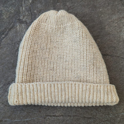 Lambswool Beanie Undyed White Fisherman Beanie - Various Colours homeware shops bristol gift shops bristol Ria Burns