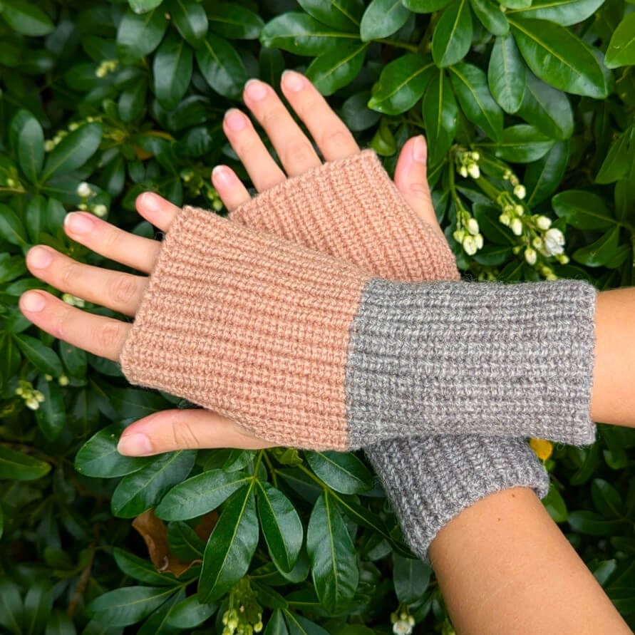 Woollen Fingerless Mittens Woollen Fingerless Mittens - Colour Block - Five Colours homeware shops bristol gift shops bristol Ria Burns
