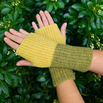 Woollen Fingerless Mittens Woollen Fingerless Mittens - Colour Block - Five Colours homeware shops bristol gift shops bristol Ria Burns