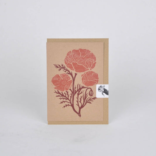Greetings Card Greetings Card - Peony Flower homeware shops bristol gift shops bristol Rosanna Morris