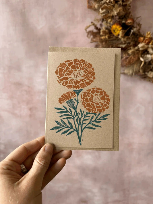 Greetings Card - Marigold homeware shops bristol gift shops bristol Rosanna Morris