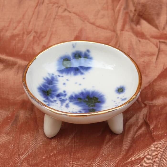 Trinket Dish "Wobbly Ceramics" Small Leggy Trinket Dish homeware shops bristol gift shops bristol Rose Nisbet