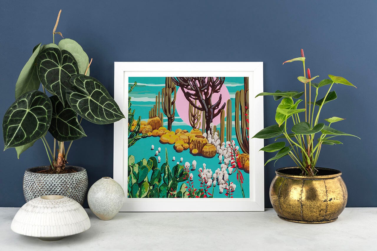 Rosie Reiter Print Cactus Garden Series No. 1 Print