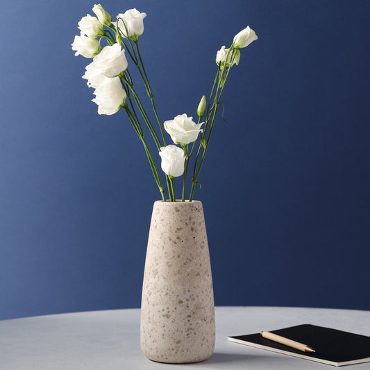 Sarah Christensen Design Vase - Jesmonite and Coffee Grounds