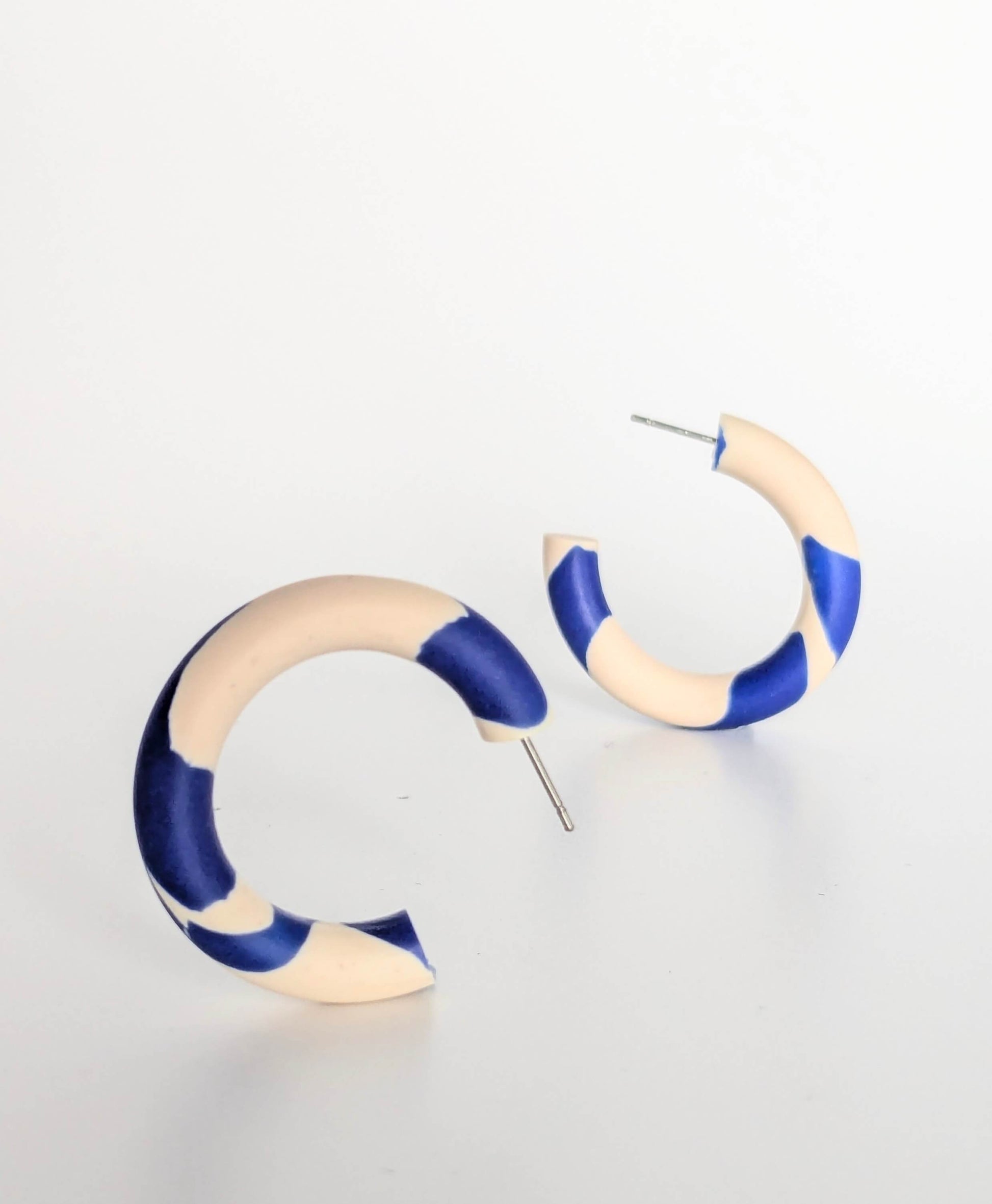 Earrings Double Colour Hula Earrings (Various Colours) homeware shops bristol gift shops bristol Shaped Contemporary