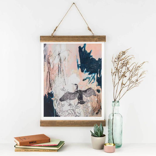Prints Giclée Print 'Cormorant' A3 homeware shops bristol gift shops bristol Sky Siouki