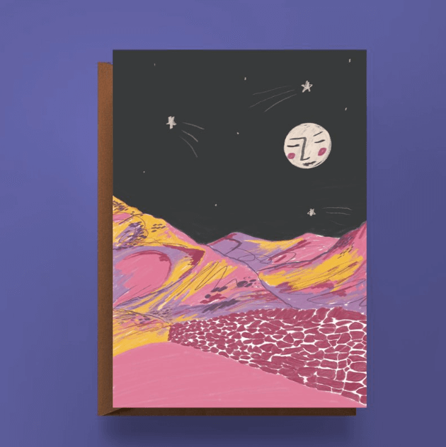 Astrology Themed Greetings Card Lakes 1 Astrology Greetings Cards (Various Designs) homeware shops bristol gift shops bristol Sophie Colette