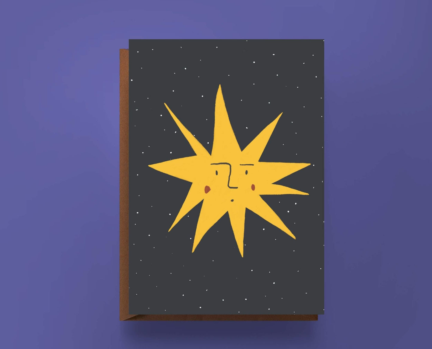 Astrology Themed Greetings Card Surprised Star Astrology Greetings Cards (Various Designs) homeware shops bristol gift shops bristol Sophie Colette