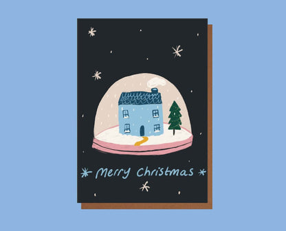 Christmas Card Snow Globe Christmas Greetings Cards - Various Designs homeware shops bristol gift shops bristol Sophie Colette