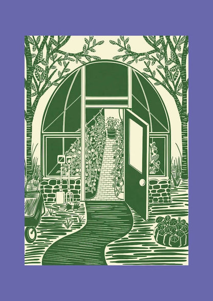 Greenhouse Print Green 'Green House' Digital Print (Various Designs) homeware shops bristol gift shops bristol Sophie Colette