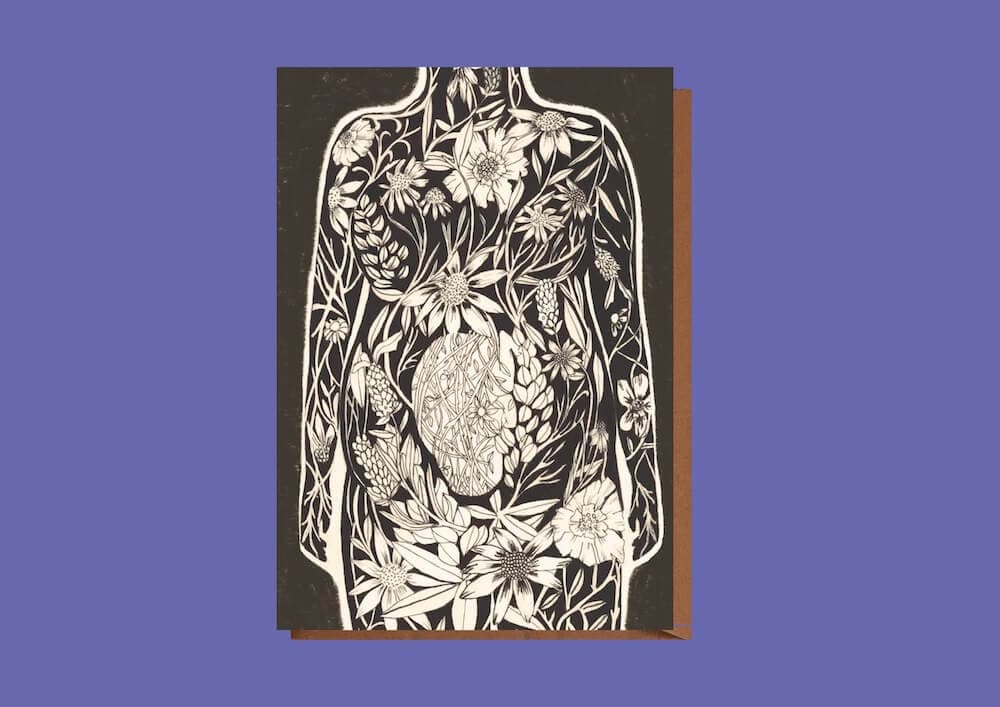 Greeting & Note Cards Baby Botanical Greetings Card (Various Designs) by Sophie Collete homeware shops bristol gift shops bristol Sophie Colette