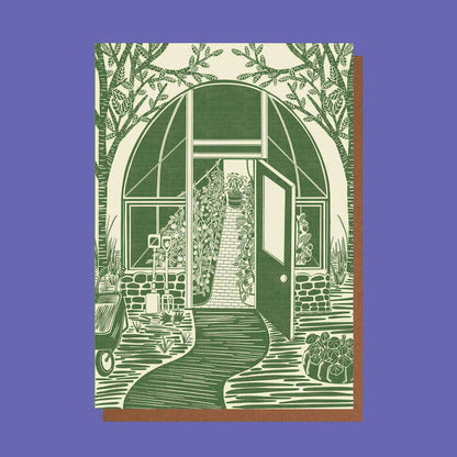 Greeting & Note Cards Green House Botanical Greetings Card (Various Designs) by Sophie Collete homeware shops bristol gift shops bristol Sophie Colette