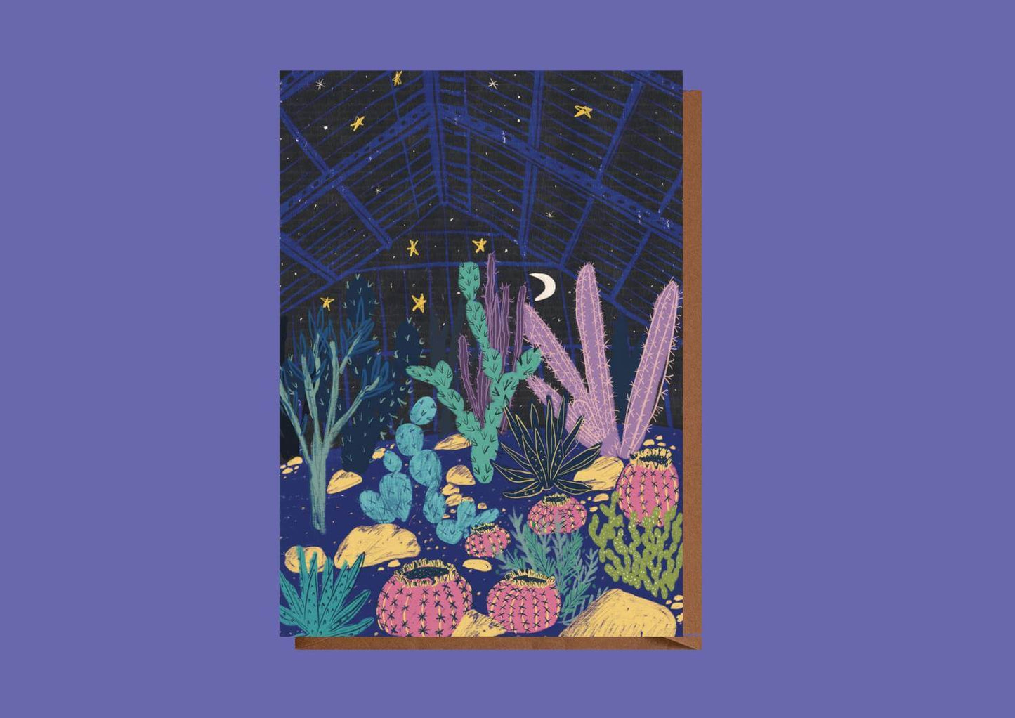 Greeting & Note Cards Midnight Glasshouse Botanical Greetings Card (Various Designs) by Sophie Collete homeware shops bristol gift shops bristol Sophie Colette