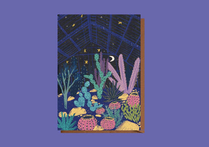 Greeting & Note Cards Midnight Glasshouse Botanical Greetings Card (Various Designs) by Sophie Collete homeware shops bristol gift shops bristol Sophie Colette