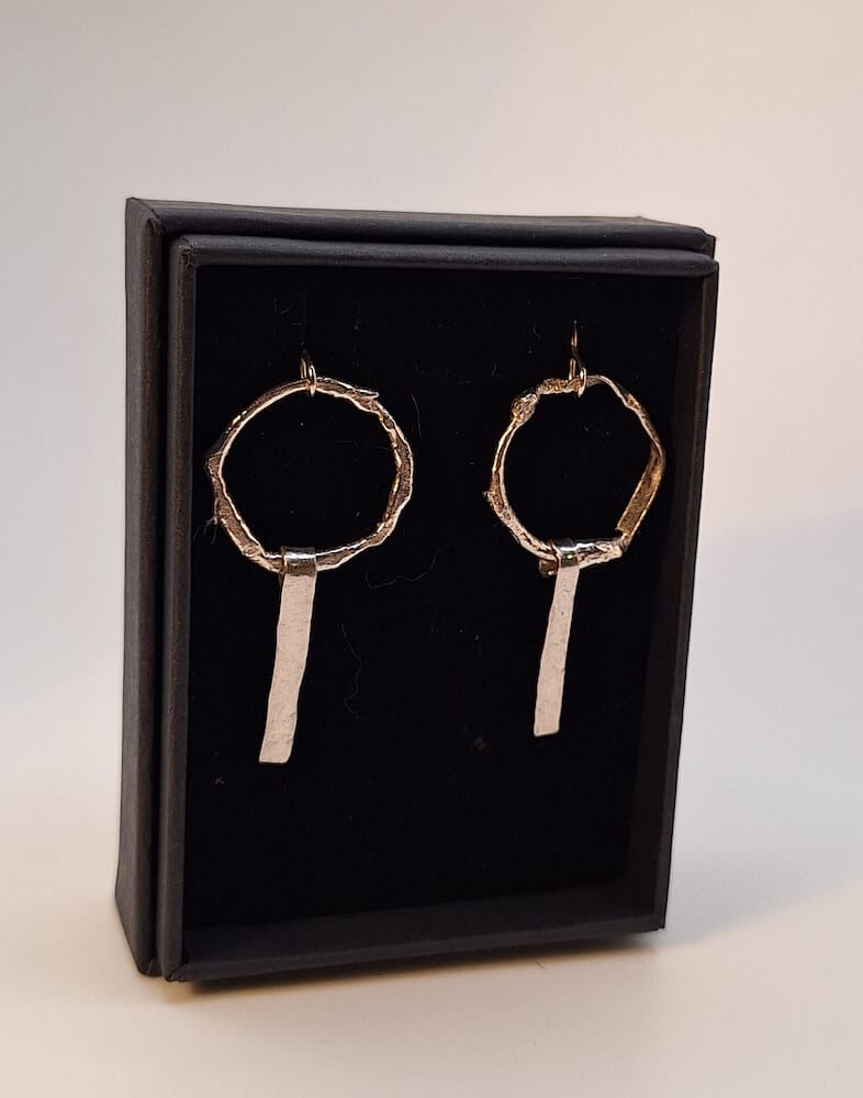 Silver Earrings Long Drops Silver Lava Earrings (Various Designs) homeware shops bristol gift shops bristol Sputnik Jewellery
