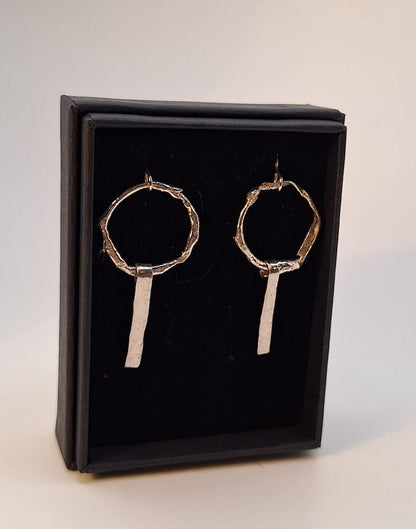 Silver Earrings Long Drops Silver Lava Earrings (Various Designs) homeware shops bristol gift shops bristol Sputnik Jewellery