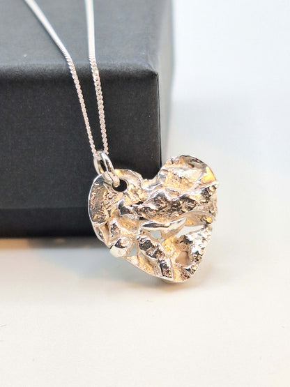 Silver Necklace ‘Silver Lava Shapes’ - Silver Pendant Necklace (various designs) homeware shops bristol gift shops bristol Sputnik Jewellery