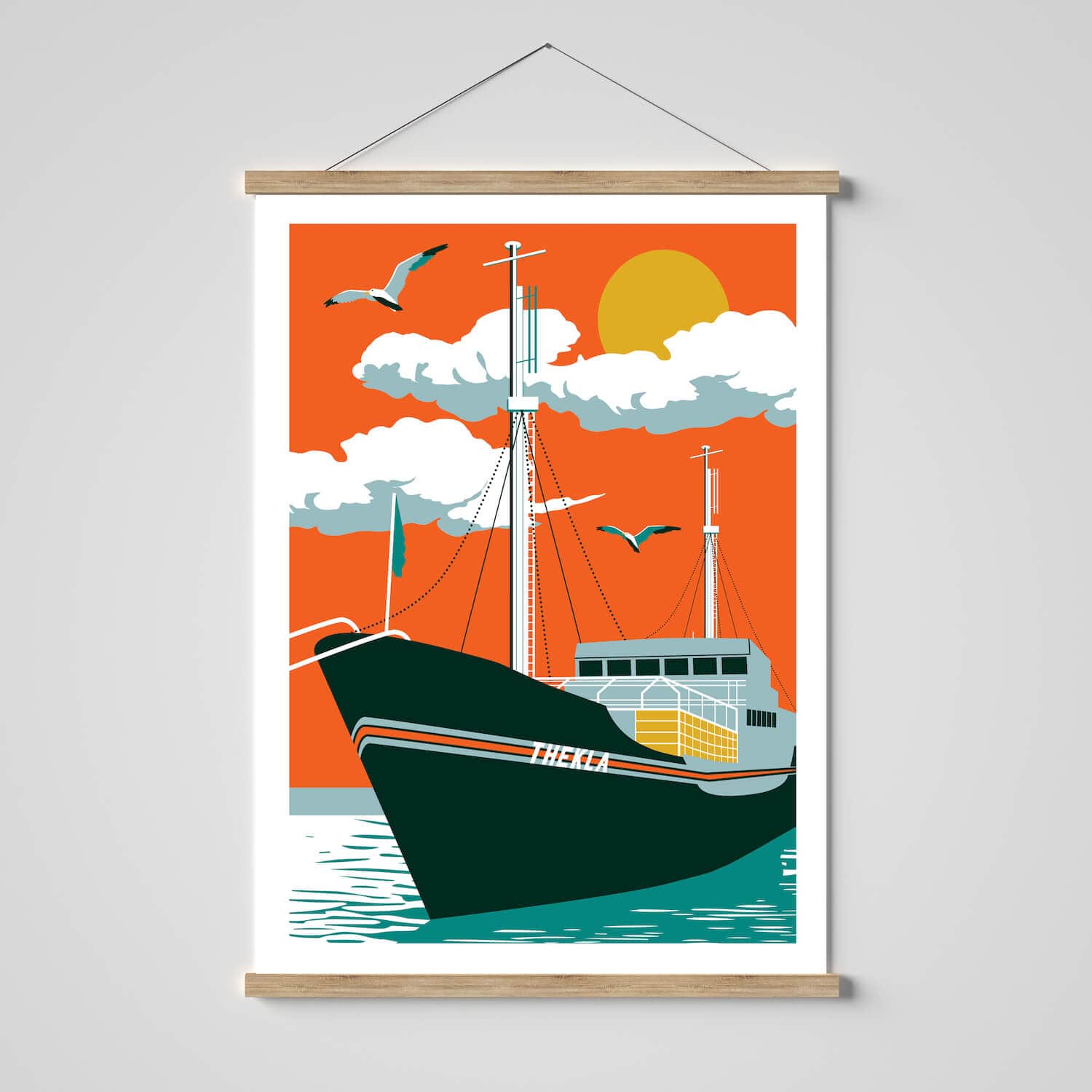 Bristol Music Prints Thekla - A3 Bristol Print - Music Venues- Various Designs and sizes homeware shops bristol gift shops bristol Susan Taylor Design