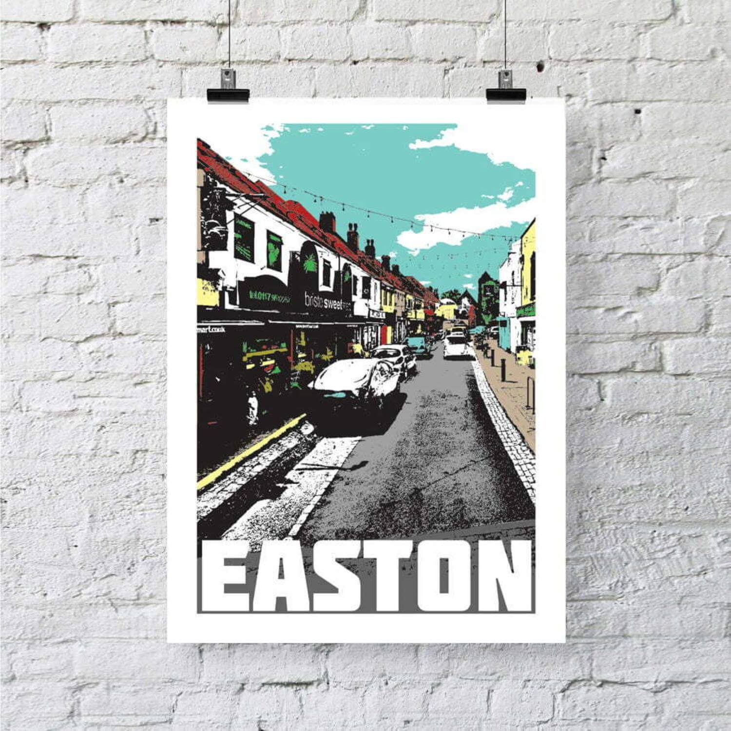 Print Easton - A4 Bristol Print - Various Designs and Sizes homeware shops bristol gift shops bristol Susan Taylor Design
