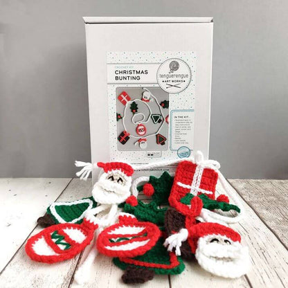 Art & Craft Kits Crochet Kit: Christmas Bunting homeware shops bristol gift shops bristol Tenguerengue