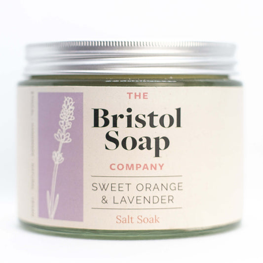 The Bristol Soap Company Bath Salts - Sweet Orange & Lavender 225g