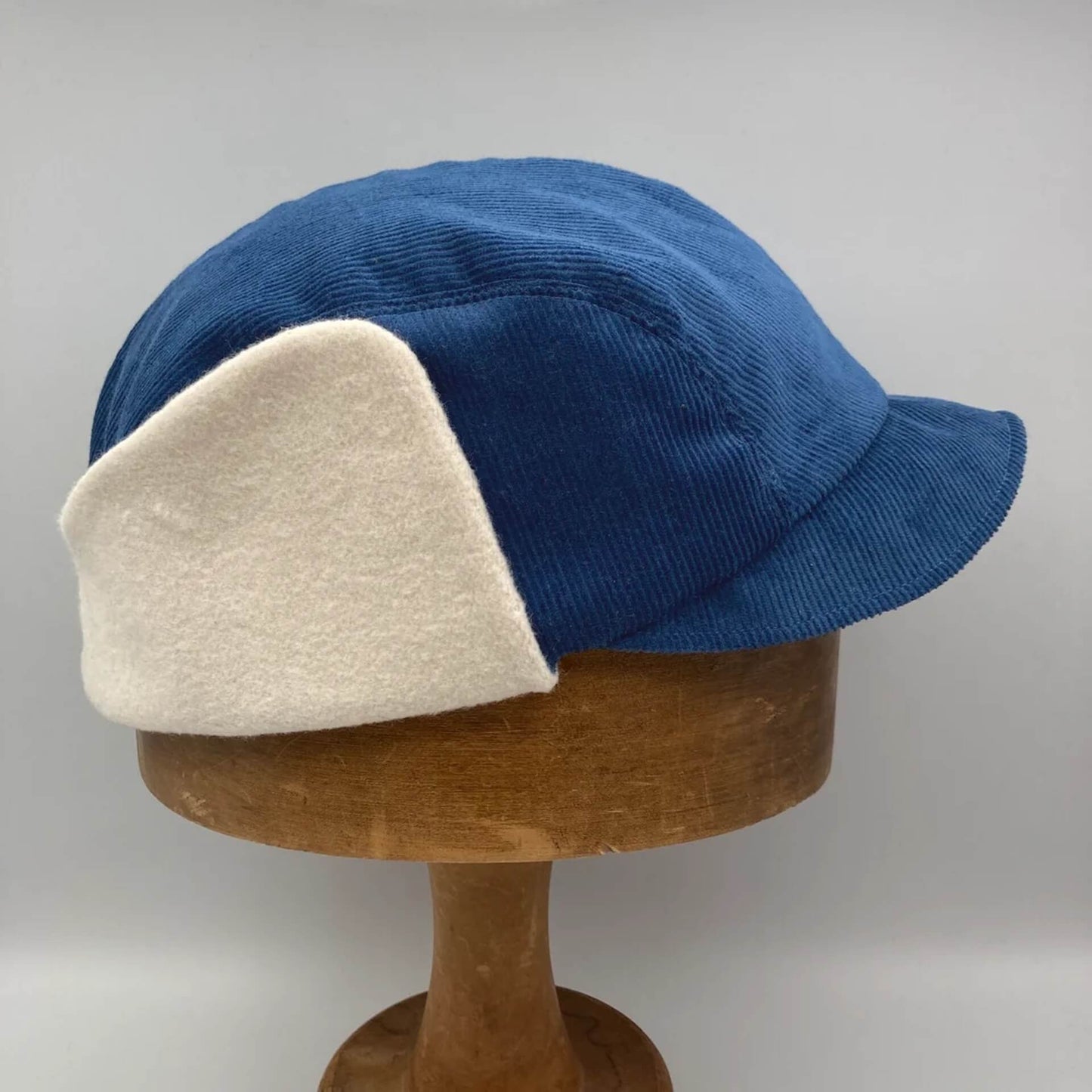 Hats Blue Corduroy Trapper Cap (Various Sizes) homeware shops bristol gift shops bristol The Capalog
