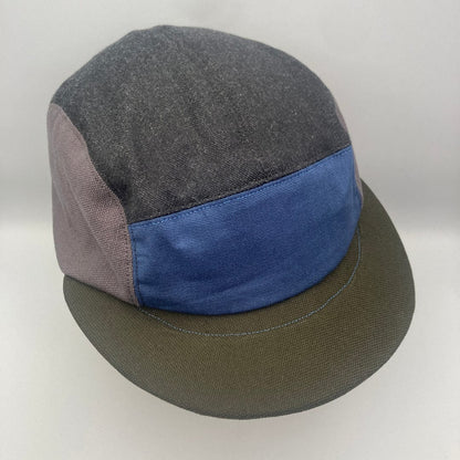 Hats Panel Cap - Cornflower Blue & Spinach (various sizes) homeware shops bristol gift shops bristol The Capalog