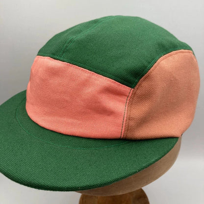 Hats Panel Cap - Green, Flamingo, Mustard & Sandstone  (various sizes) homeware shops bristol gift shops bristol The Capalog