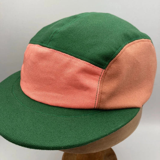 Hats Panel Cap - Green, Flamingo, Mustard & Sandstone  (various sizes) homeware shops bristol gift shops bristol The Capalog
