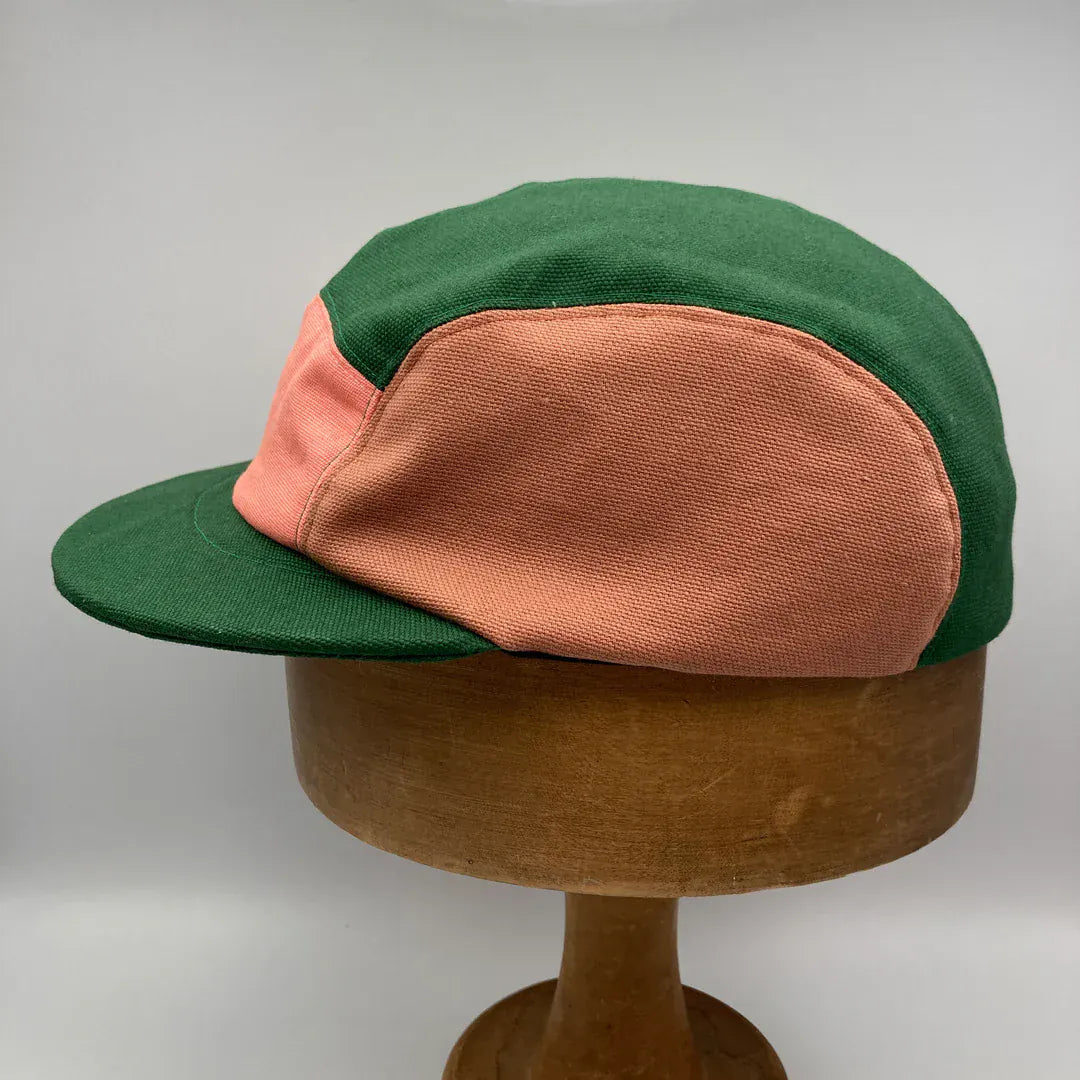 Hats Panel Cap - Green, Flamingo, Mustard & Sandstone  (various sizes) homeware shops bristol gift shops bristol The Capalog