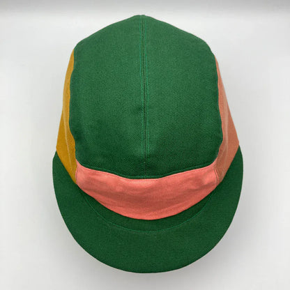 Hats Panel Cap - Green, Flamingo, Mustard & Sandstone  (various sizes) homeware shops bristol gift shops bristol The Capalog