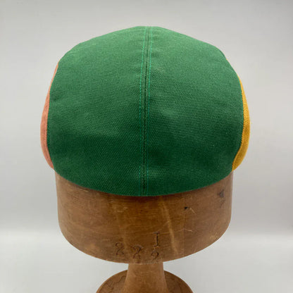 Hats Panel Cap - Green, Flamingo, Mustard & Sandstone  (various sizes) homeware shops bristol gift shops bristol The Capalog