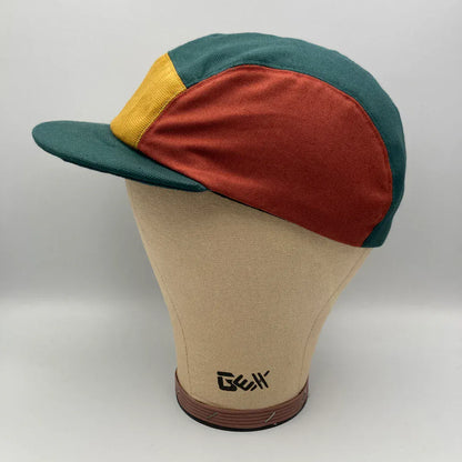 Hats Panel Cap - Teal, Mustard, Rose & Madder (various sizes) homeware shops bristol gift shops bristol The Capalog