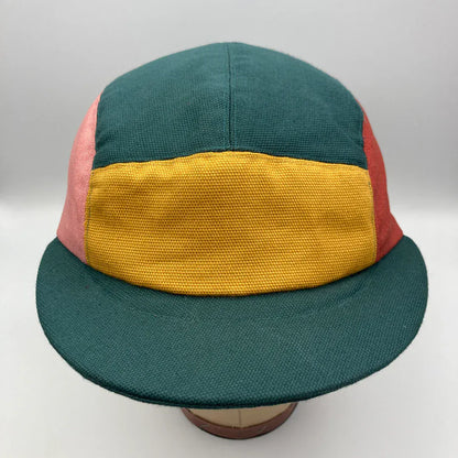 Hats Panel Cap - Teal, Mustard, Rose & Madder (various sizes) homeware shops bristol gift shops bristol The Capalog