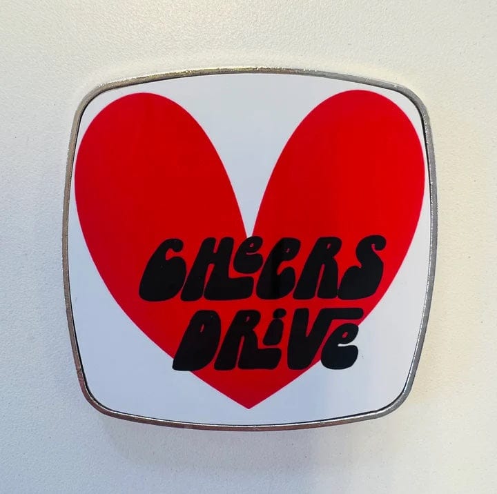 Magnet Cheers drive red heart magnet Bristol Magnet (various designs) homeware shops bristol gift shops bristol The Gift Box